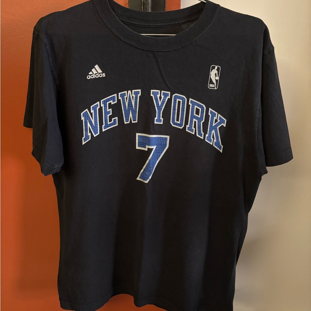 Adidas NBA Carmelo Anthony New York Knicks Jersey T-Shirt #7 Throwback Size M